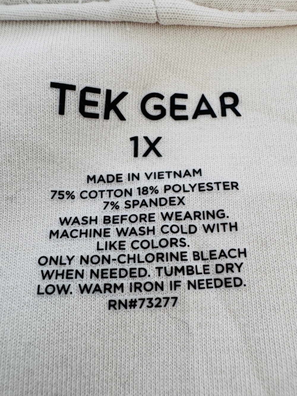 Tek Gear Ultracomfort Cream Cinch Waist Cardigan, Size 1X - EUC - Picture 8 of 10